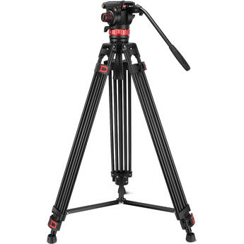 Neewer TP75 74" Pro Video Aluminum Tripod with Fluid Head