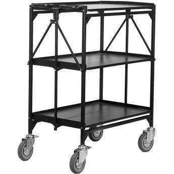 Master Grade Collapsible 3-Shelf Utility Cart