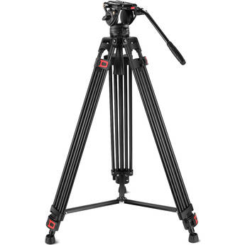Neewer TP74 74" Pro Video Aluminum Tripod with Fluid Head