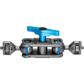 Kondor Blue 5.5" Cine Magic Arm with Double Ball Heads (1/4"-20, Space Gray)