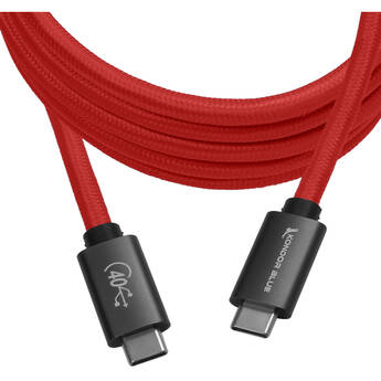 Kondor Blue USB-C Cable (6', Cardinal Red)