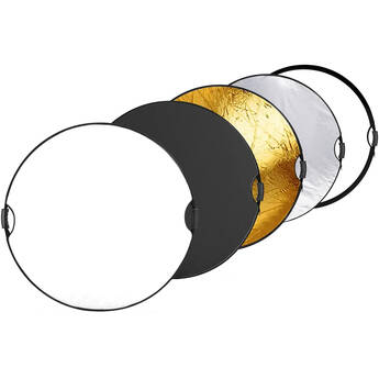 Neewer 5-in-1 Collapsible Light Reflector with Handle Grip (43")