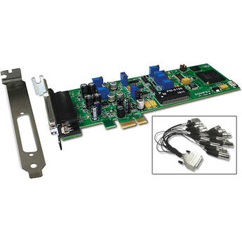 Sonifex PC-AD2 Dual Stereo Analog I/O and Dual Stereo AES-3 I/O PCIe Half-Height Sound Card