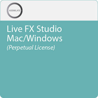 Assimilate Live FX Studio Software License with 1-Year Maintenance/Support (Perpetual License, Download)
