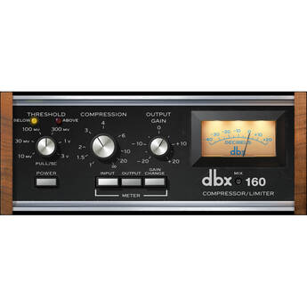 Universal Audio dbx 160 Compressor/Limiter Audio Plug-In
