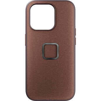 Peak Design Everyday Fabric Case for iPhone 15 Pro (Redwood)