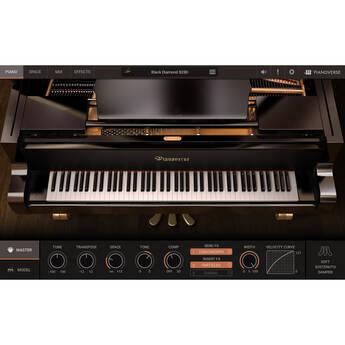 IK Multimedia Pianoverse Black Diamond B280 Virtual Instrument Plug-In