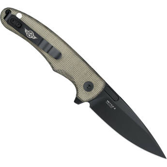 Olight Mettle 2 Folding Knife with Micarta Handle (OD Green)