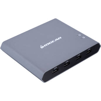 IOGEAR Access Pro+ 2-Port 4K USB-C Desktop KVM Switch (TAA)