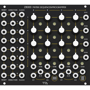 Tiptop Z8000 Matrix Sequencer/Programmer Eurorack Module (28 HP, Black)