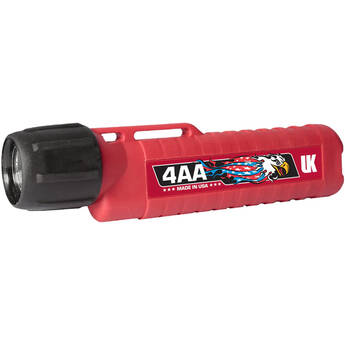 Underwater Kinetics 4AA eLED Herculite Chemical-Resistant Flashlight (UK Eagle Logo, Clamshell Packaging)
