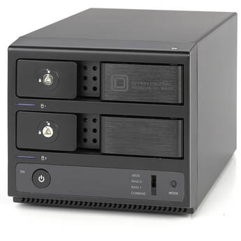 Oyen Digital Mobius 2C 24TB 2-Bay USB 3.2 Gen 2 RAID Array (2 x 12TB HDDs)