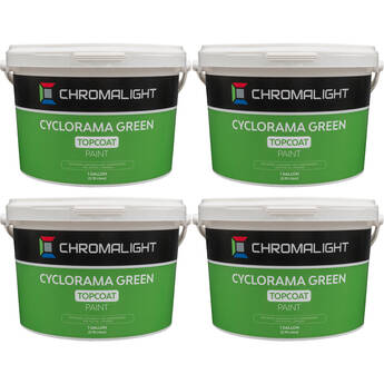 ChromaLight Cyclorama Green Topcoat Paint Kit (1 Gallon, 4-Pack)
