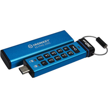 Kingston 32GB IronKey Keypad 200 USB-C 3.2 Gen 1 Flash Drive
