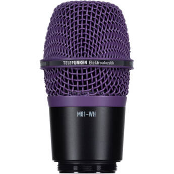 Telefunken M81-WH Wireless Supercardioid Universal Dynamic Microphone Capsule (Purple)