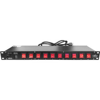 ProX 10-Way Edison AC Power 1U Rack-Mountable Power Strip