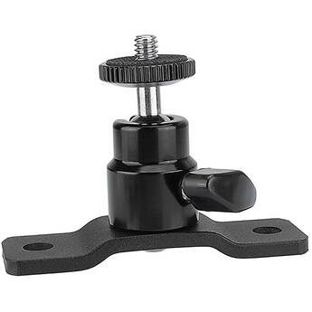 CAMVATE 1/4"-20 Ball Head with Bottom Pedestal Mount for Monitor/Surveillance System Support