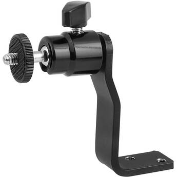 CAMVATE Adjustable Ball Head 1/4"-20 Screw Connector with Right-Angle Mounting Pedestal
