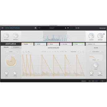 Arturia Efx MOTIONS Creative Movement Shaper Plug-In (Download)