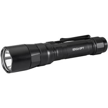 SureFire EDC2-DFT TURBO Dual-Fuel Rechargeable Flashlight (Black)