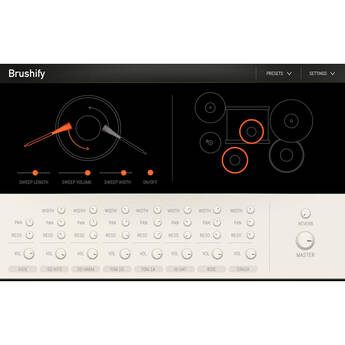 Sampleson Brushify PRO Virtual Brush Drum Kit Audio Plug-In Software