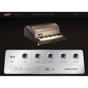 Sampleson Fire Piano Bass Virtual Instrument Software