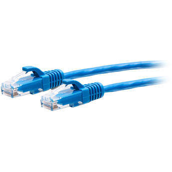 C2G Cat6a Snagless Unshielded (UTP) Slim Ethernet Network Patch Cable (5', Blue)