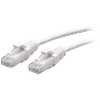 C2G Cat6a Snagless Unshielded (UTP) Slim Ethernet Network Patch Cable (7', White)