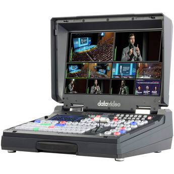 Datavideo 8-Input 4K Mobile Studio with Built-In 17.3" LCD Monitor