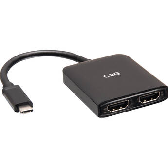 C2G USB-C to Dual HDMI MST 4k Display Hub