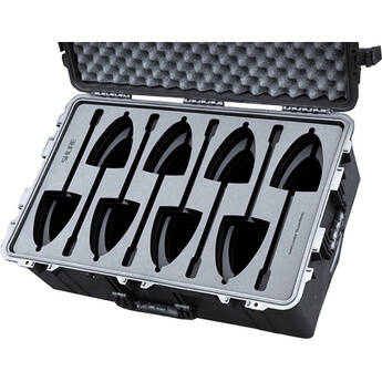 Jason Cases Hard Case for 8 Shure MX412 Microphones