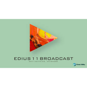 Grass Valley EDIUS 11 Broadcast Nonlinear Editing Software