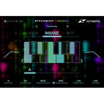 Zynaptiq PITCHMAP::COLORS Pitchshifter Plug-In (Educational License)