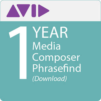 Avid Media Composer | PhraseFind Option (1-Year Subscription, Download)