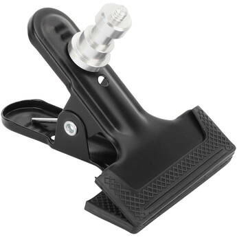 CAMVATE Spring Clip Clamp with 5/8" Pin and 1/4"-20 Screw (Black)