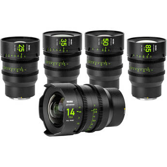 NiSi ATHENA PRIME T2.4/1.9 Full-Frame 5-Lens Kit (E Mount)