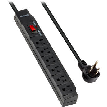 Watson 6-Outlet Surge Protector (1200 Joules, Black)