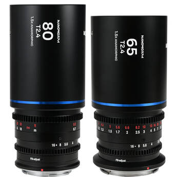 Venus Optics Laowa Nanomorph S35 Anamorphic Prime 2-Lens Kit (Leica L, Blue Flare)