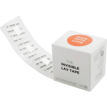 Bubblebee Industries Invisible Lavalier Microphone Tape Roll (120 Pieces)