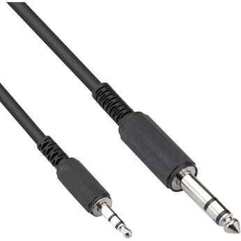Pearstone 3.5mm Mini to 1/4" Male Stereo Audio Cable (10')