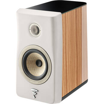Focal Kanta N°1 Bookshelf Speaker (High-Gloss Walnut & Ivory, Single)