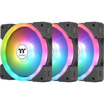Thermaltake TT Premium Edition SWAFAN EX12 ARGB Sync PC 120mm Cooling Fan (3-Pack)