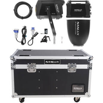 Nanlux Evoke 2400B Bi-Color LED Monolight Kit with 45° Reflector and Full System Flight Case
