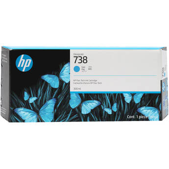 HP 738 Designjet Cyan Ink Cartridge (300mL)