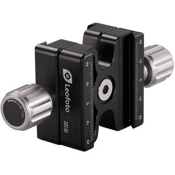 Leofoto DDC-50 Bidirectional Double Mini Clamp with BPL-50N QR Plate