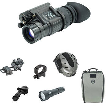 Armasight PVS-14 Gen 3 Pinnacle Night Vision Monocular Kit with IR Light & Medium/Large Helmet (2000 FOM)