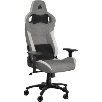 CORSAIR T3 RUSH Fabric Gaming Chair (Gray/White)