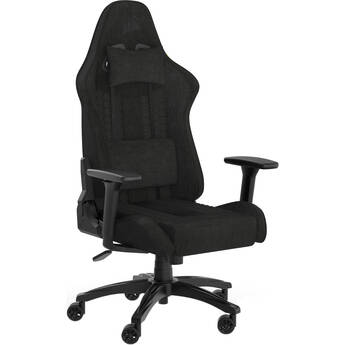 CORSAIR TC100 Relaxed Gaming Chair (Black, Fabric)