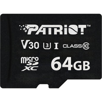 Patriot 64GB VX Series UHS-I microSDXC Memory Card