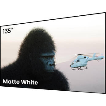 AWOL Vision MW-135 Matte White 66.0 x 118.0" Fixed Frame Projector Screen